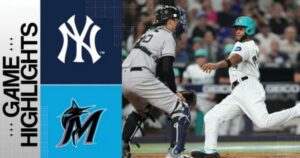 Miami Marlins vs Yankees Match Player Stats